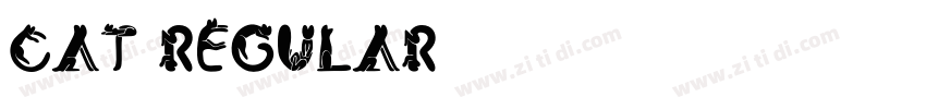 cat regular字体转换